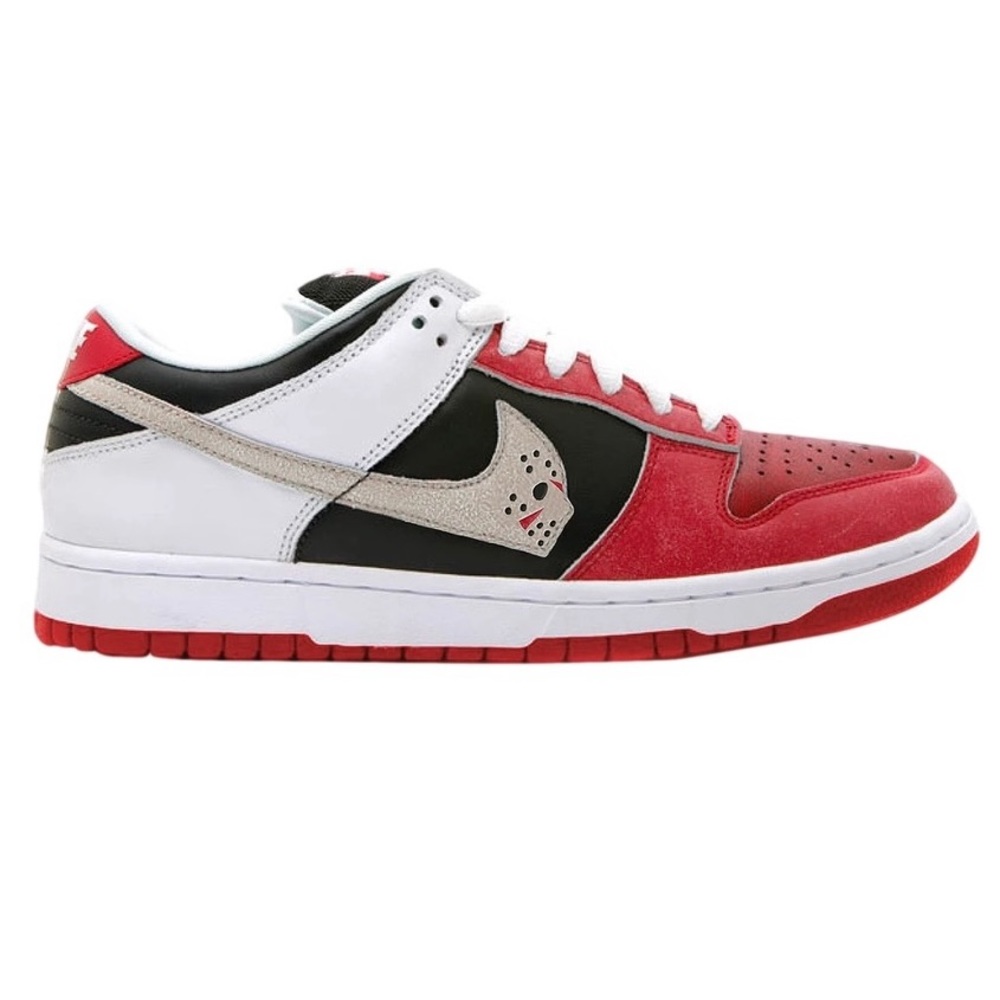 Warren Lotas Dunk Low Jason Voorhees SB - Red